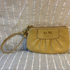 Coach Wristlet Tan